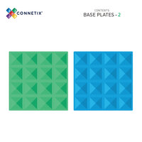 Connetix Bodemplaten Blauw &amp; Groen detailfoto