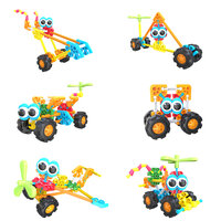 Kid K&rsquo;Nex Zoomin Buddies verpakking met voorbeeldmodellen