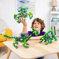 K&rsquo;Nex Dynamic Dinos &ndash; 225-delig gebouwd raptor-model in actie