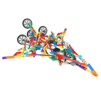 Educatieve bouwset K&rsquo;Nex Auto&rsquo;s, Vliegtuigen en Treinen &ndash; 408-delig in gebruik