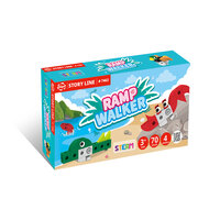 Wandelende Bouwdiertjes verpakking met modellen en instructies zichtbaar