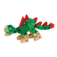 Gigo Toys Dino Park dino-modellen op speeltafel opgebouwd