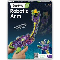 Smartivity Robot Arm verpakking met kleurrijke robotarm en STEM logo