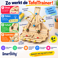 Smartivity TafelTrainer &ndash; educatief rekenspel voor kinderen om tafels 1 t/m 12 te leren en oefenen