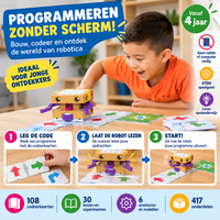 Thames &amp; Kosmos Kids First Coding &amp; Robotics &ndash; programmeren zonder scherm met Sammy en codeerkaarten