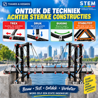 Thames &amp; Kosmos Structural Engineering &ndash; ontdek trek, druk, buiging en stabiliteit met STEM constructiespeelgoed