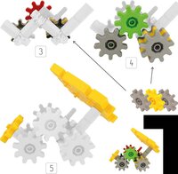 Tandwielen kleurrijk 180-delig - Korbo