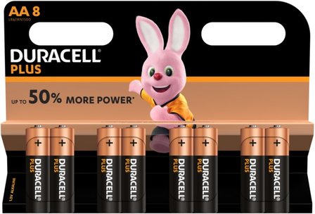 Duracell batterijen Duralock 8-pack AA