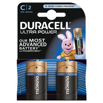 Duracell batterijen Duralock Ultra Power 2-pack C2