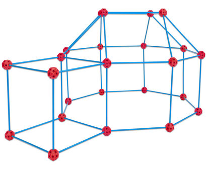 Geometrische Constructie XXL set 77-delig