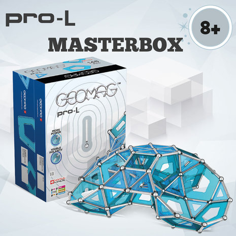 GEOMAG PRO-L MasterBox blauw 396-delig