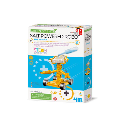 4M Kidzlabs Green Science Zoutwater Robot