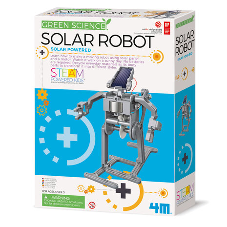 4M Kidzlabs Green Science Solar Robot