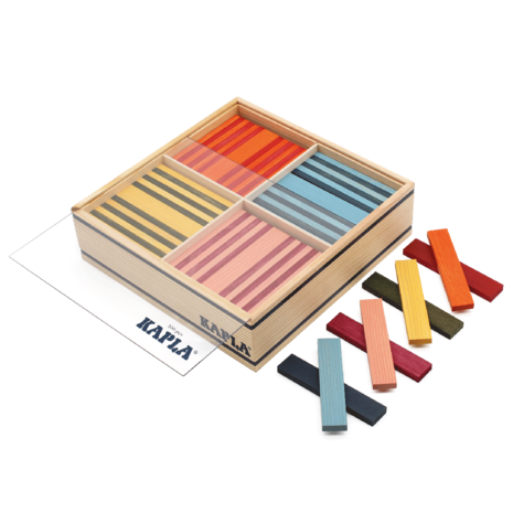 Kapla 100 Plankjes Multicolor