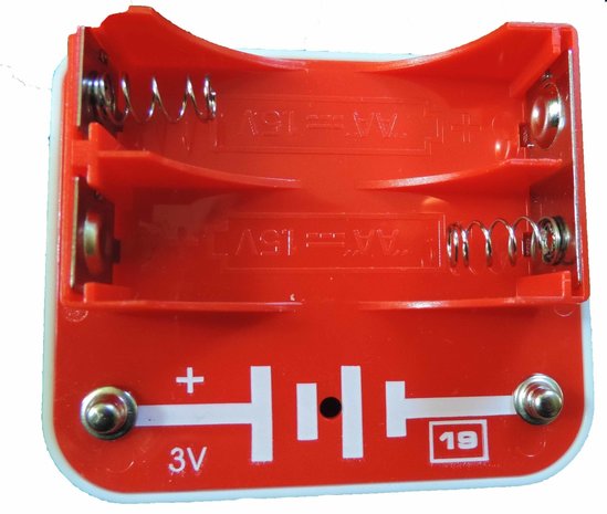 Spektro Batterijhouder Rood B1-19R 3V