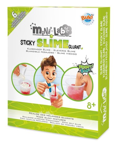 Mini Lab Kleverige Slime Slijm - Buki