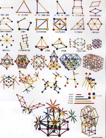 Geometrische Constructie set 330-delig 