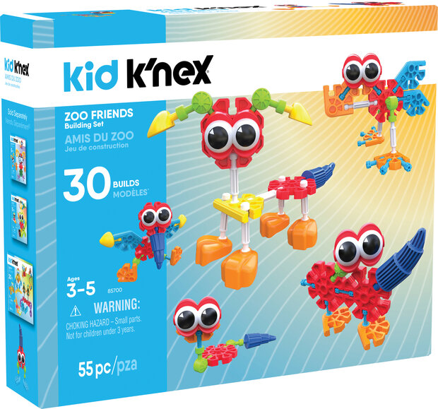 Kid K&rsquo;Nex Dierentuin Vriendjes 55-delig