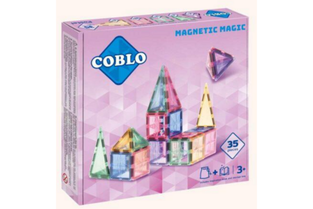 Coblo Magnetische Tegels Pastel 35-delig
