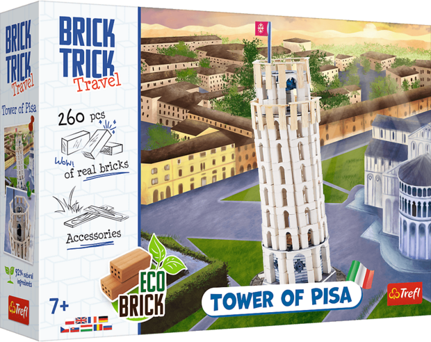 Brick Trick Toren van Pisa Bouwset