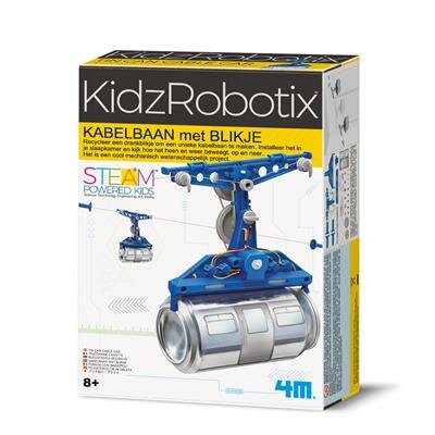4M Kidz Robotix Kabelbaan uit Blik