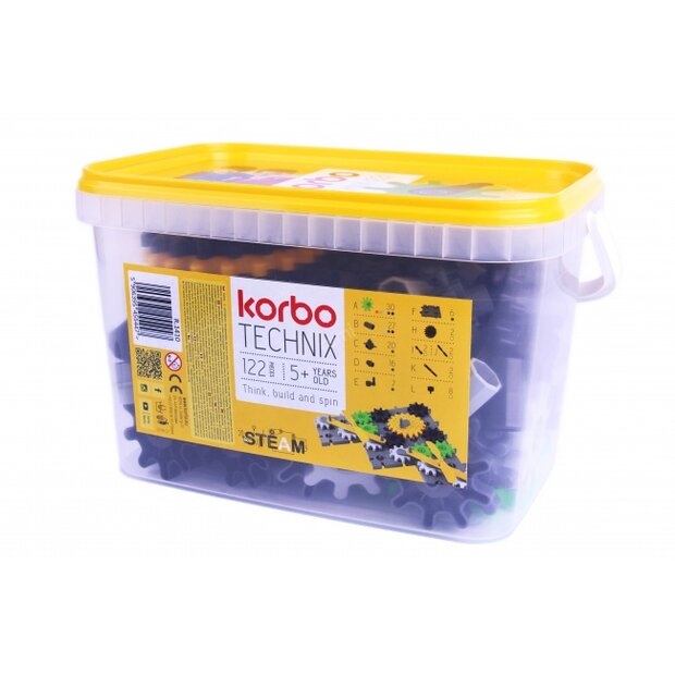 Techniek Tandwielen 122-delig - Korbo