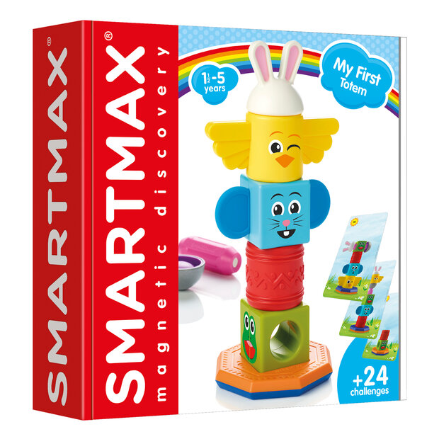 SmartMax My First Totem kleurrijk magnetisch speelgoed