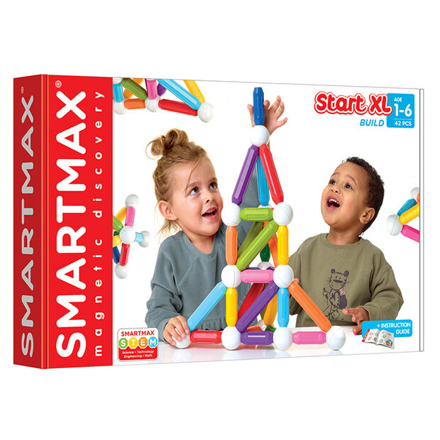 SmartMax Start XL magnetisch speelgoed 42-delig voor 1-6 jaar