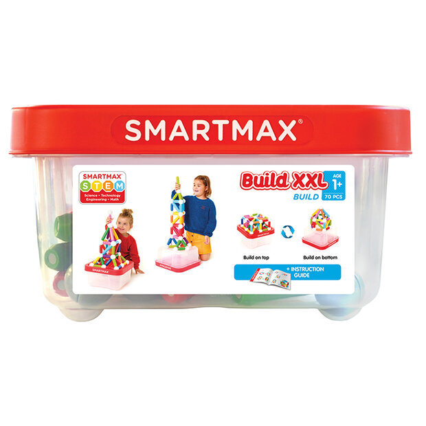 SmartMax Build XXL magnetisch speelgoed 70-delig voor 1-6 jaar