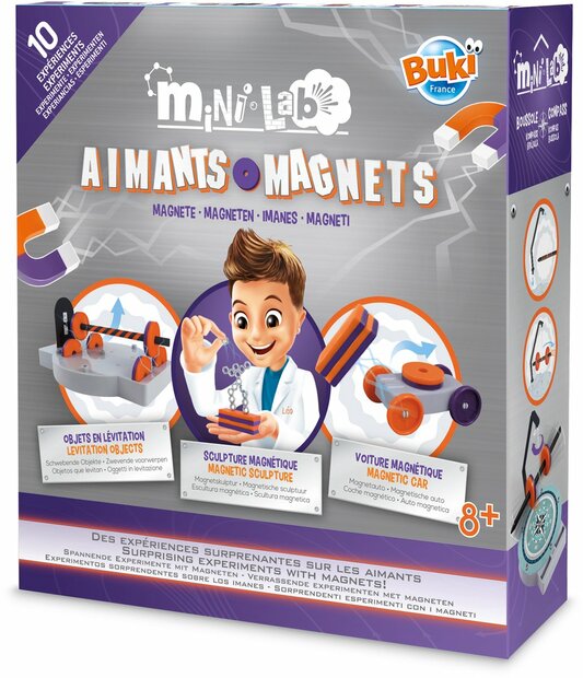 Buki Minilab Magneet Experimenten set compleet in verpakking