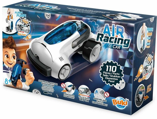 Buki Air Racing Car complete set met pomp en onderdelen