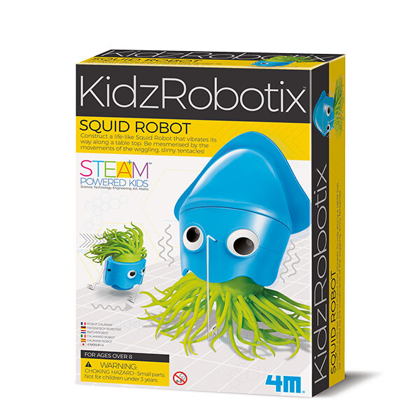 Verpakking van de 4M Kidz Robotix Inktvis Robot