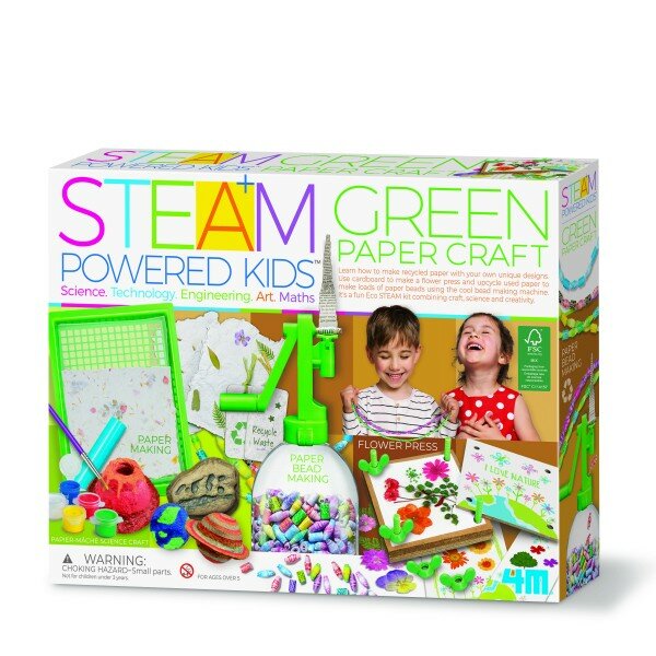 4M STEAM Eco Papierworkshop hoofdfoto knutselset voor kinderen