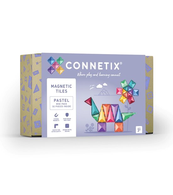 Verpakking Connetix Magnetische Tegels Pastel Mini Pack 32-delig