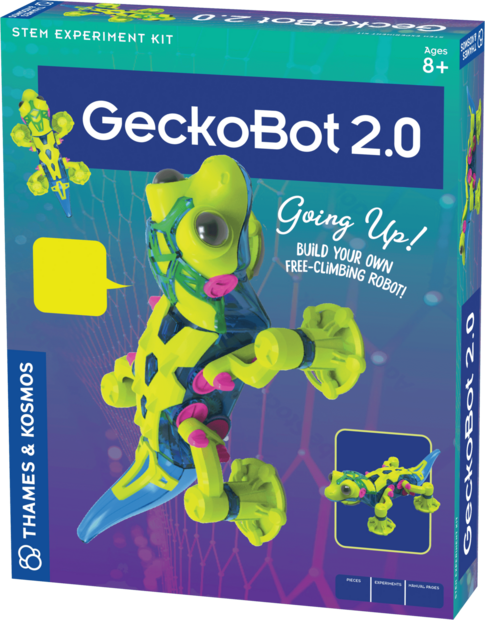 Geckobot 2.0 verpakking met bouwonderdelen