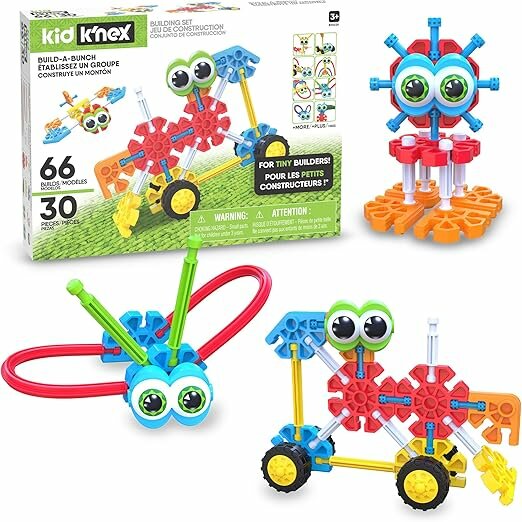 Kid K&rsquo;Nex Build a Bunch doos met 66 onderdelen