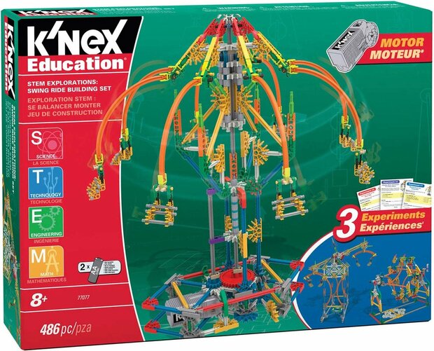 Verpakking K'Nex Build &amp; Learn Swing Ride &ndash; 486-delig met onderdelen