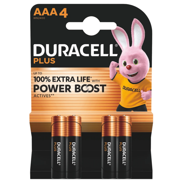 Duracell batterijen Power Boost 4 -pack AAA