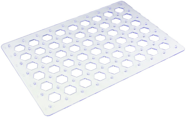 Spektro Grondplaat 19,5 cm X 28 cm Transparant 