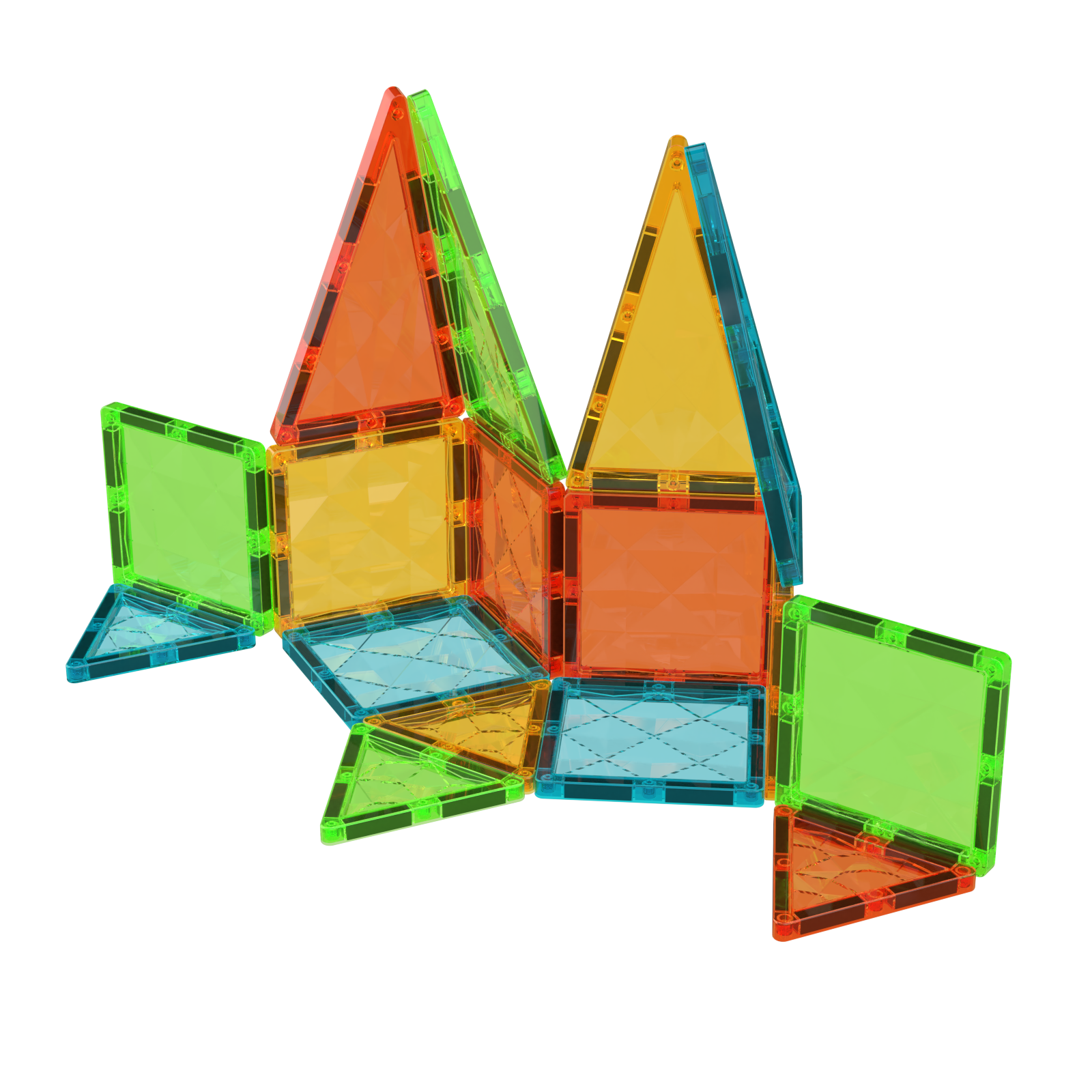 GEOMAG Magnetic Tiles Gems 32-delig