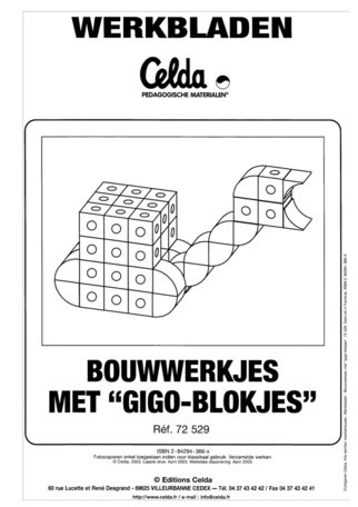 Werkbladen Bouwen met blokjes 7126 NL