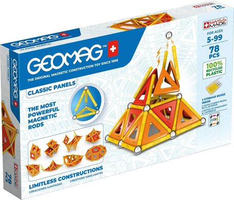 GEOMAG Classic Panels Green Line 78-delig