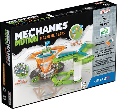 GEOMAG Mechanics Motion Magnetische Schakelingen 96-delig