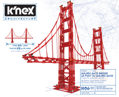 KNEX Golden Gate Brug